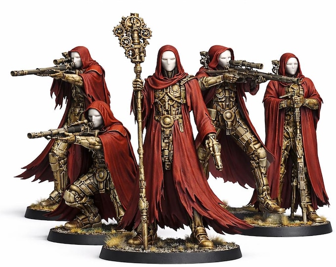 Hollow Men Data Cell - Hollow Legion - Legion Wars - Exclusive Highland Gaming Minis - Tabletop Wargaming Multi-Verse Grimdark OPR Sci-Fi