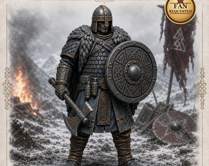 Ironfjord Viking Melee Squad | 5, 10 or 20 Resin Fantasy Miniatures | HGM Exclusive