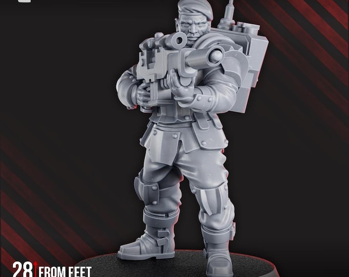 Phaeton Guardsman - DakkaDakka Licensed 28mm Resin Sci-Fi Miniature