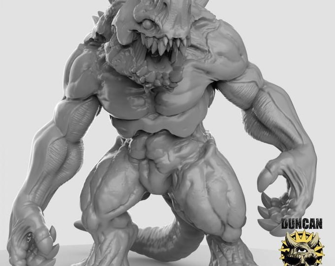 Kaiju | Duncan Shadow| PathFinder | Mini | Tabletop Wargaming | Dungeons and Dragons | Resin | Fantasy | RPG
