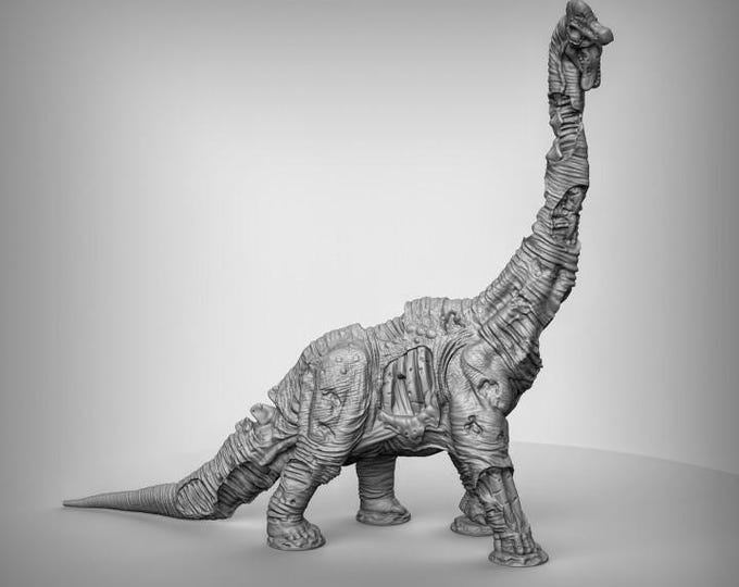 Undead Brachiosaurus - Duncan Shadow - Sci-Fi - Resin Vehicle