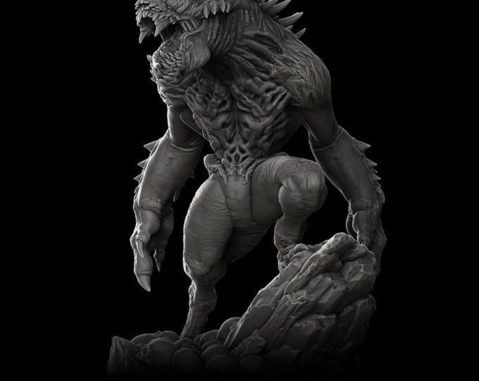 Grouler - Rocket Pig Games - Tabletop Wargaming for Grimdark | OPR Sci-Fi & Fantasy Resin Mini