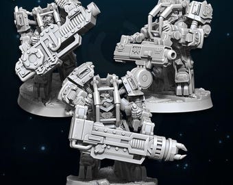 Space Dwarfs - Miniatures - Exo-Suit Stone Crushers - Wildmesh - Tabletop Wargaming for Grimdark | Alternative  | OPR Sci-Fi mini