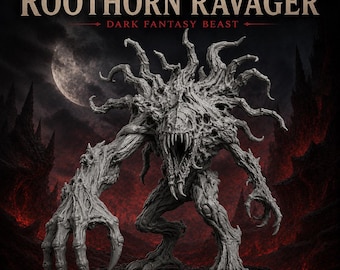 Roothorn Ravager - HGM Exclusive Resin Fantasy Monster Miniature