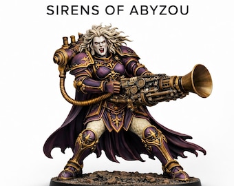 Chaos of Excess - Sirens of Abyzous - Marble Legion - Legion Wars - Exclusive Highland Gaming Minis Tabletop Wargaming Multi-Verse Grimdark