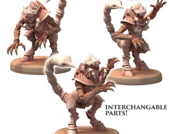 Brood Mother Crawler Soldier - Serket - Printerra Studios - Tabletop Wargaming Miniature for Grimdark | OPR | Sci-fi