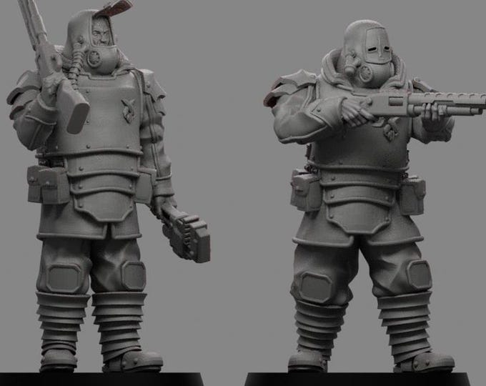 Koszaryn Engineers Trench Warfare - Sedivalle - Tabletop Wargaming for Grimdark | OPR | Sci-fi