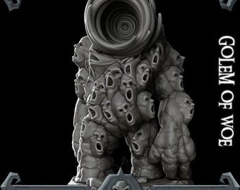 Golem of Woe - Rocket Pig Games - Fantasy Resin Miniature
