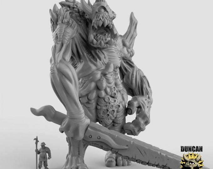 Chaos Plague Titan Miniature | Duncan Shadow | Grimdark | Fantasy | PathFinder | Mini | Tabletop Wargaming | Dungeons & Dragons | RPG
