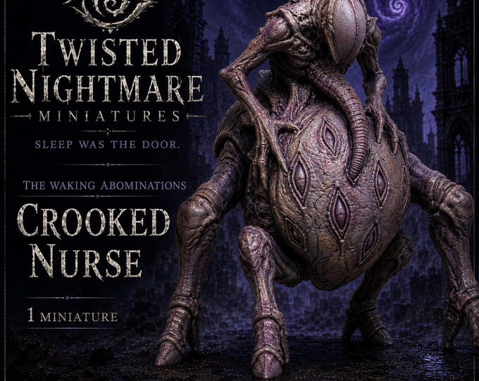 Crooked Nurse - Twisted Nightmare Resin Horror Monster - HGM Exclusive