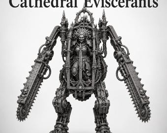 Fallen Sisters - Abyzou Engines Cathedral Eviscerants - Marble Legion - Highland Gaming Minis Exclusive Compatible with Legion Wars Grimdark