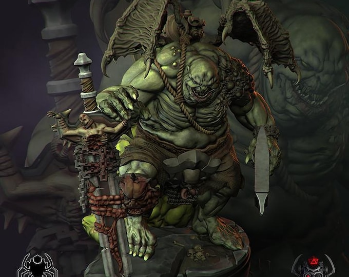 Lord of Plague Bringers - Chaos of Plague - for Sci-Fi Tabletop Wargames & TTRPG | Eight Legs Miniature