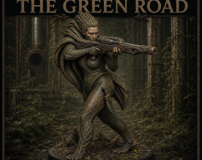 Crownroot Green Road | Precision Commander Miniature | HGM Resin Character