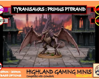 Space Bug Solvix Primus PteranId Our New Exclusive Alien Dinosaur Faction Range Highland Gaming Minis Tabletop Wargaming Grimdark Sc-fi