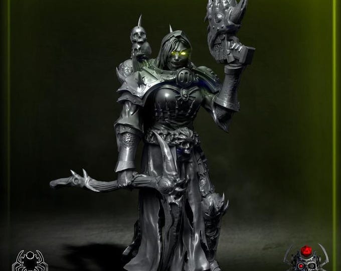Сommander of The Martyrs of the Whisper - Grimdark - DakkaDakka - Fantasy Resin Miniature