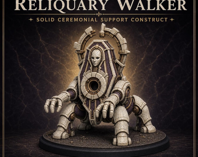 Marble Legion Reliquary Walker | Resin Sci-Fi Support Model | HGM Exclusive