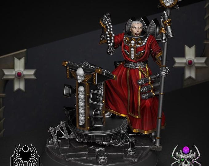 The Widows Preacher • 32mm Grimdark - Sci-Fi Wargames & TTRPG | Eight Legs Miniatures mini