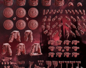 Crimson Wings Destroyers Squad - Grimdark - DakkaDakka - Fantasy Squad Miniatures