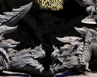 Glavis Rex Fantasy Miniature - Mini Monster Mayhem - Tabletop Wargaming for Grimdark | OPR Sci-Fi & Fantasy