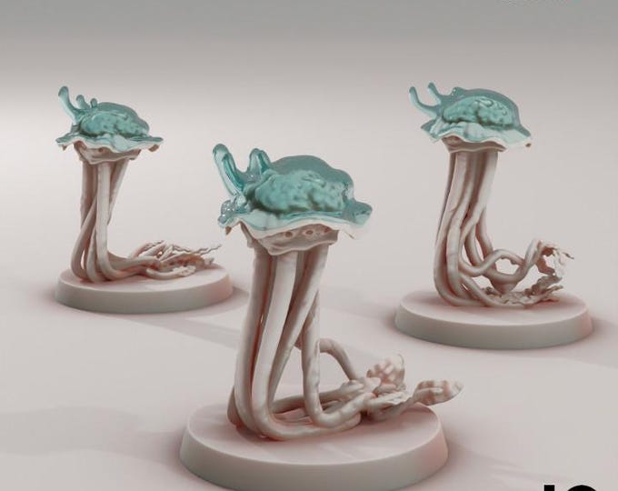 JellyFish Parasite spore mines  - Miniatures - Deep Hive  - Tabletop Wargaming for Grimdark | Alternative  | OPR Sci-Fi mini