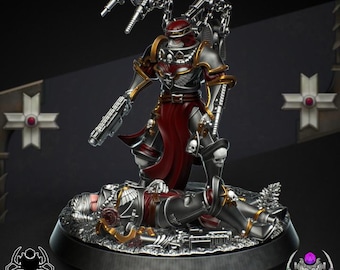 Widow Medic - Battle Sisters • 32mm Grimdark - Sci-Fi Wargames & TTRPG | Eight Legs Miniatures mini