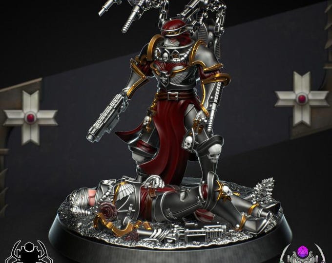 Widow Medic - Battle Sisters • 32mm Grimdark - Sci-Fi Wargames & TTRPG | Eight Legs Miniatures mini