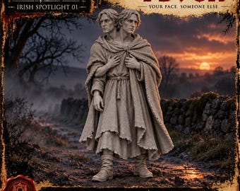 The Fetch | 40–120mm Oval Irish Folk Horror Resin Monster | HGM Exclusive
