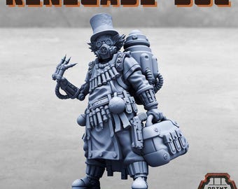 Renegade Doc - Print Minis - Grimdark - Print Minis - Fantasy Resin Miniature