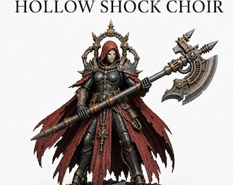 Hollow Shock Choir - Hollow Legion - Highland Gaming Minis Exclusive - Legion Wars -  Tabletop Wargaming Multi-Verse Grimdark OPR Sci-Fi