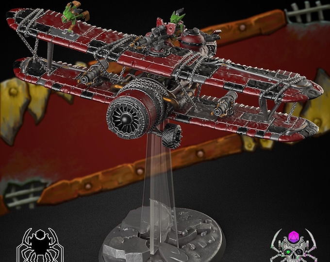 Ork BiBlasta  • 32mm Grimdark Ork Miniatures Set for Sci-Fi Wargames & TTRPG | Eight Legs Miniatures mini