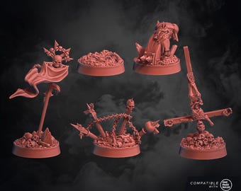 Chaos Wrath Objective Markers - WildMesh Licensed 25mm Resin Marker Set
