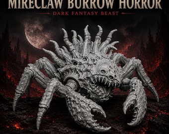 Mireclaw Burrow Horror - HGM Exclusive Resin Fantasy Monster Miniature