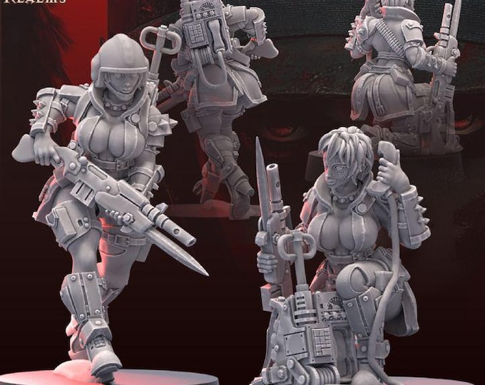 Traitor Pinup Radio Operators - Across the Realms - Tabletop Wargaming for Grimdark | Alternative  | OPR Sci-Fi mini