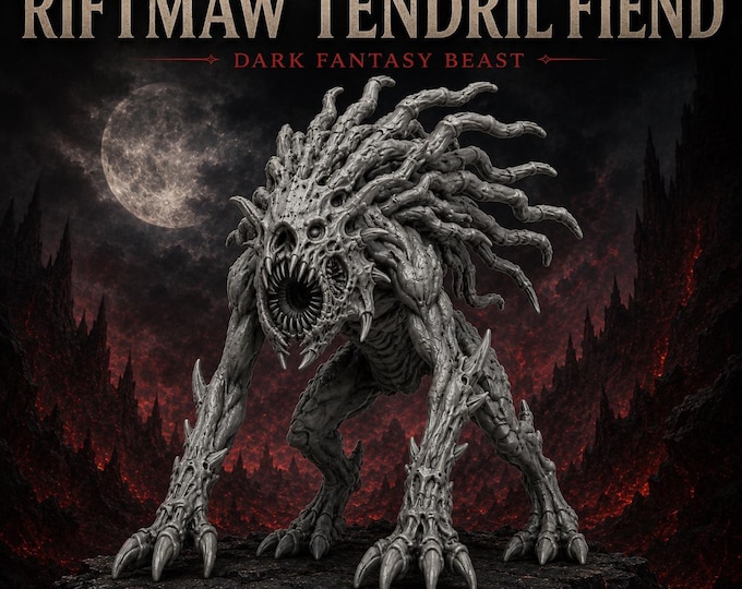 Riftmaw Tendril Fiend - HGM Exclusive Resin Dark Fantasy Monster Miniature