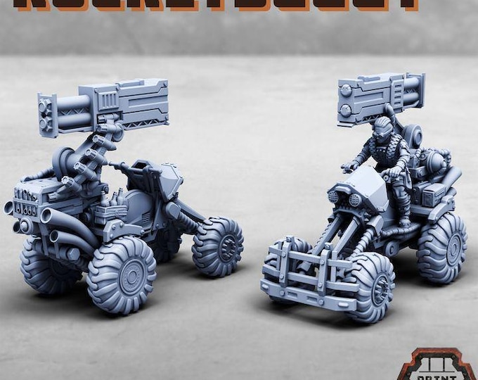 Rocketbuggy - Print Minis - Tabletop Wargaming Miniature for Grimdark | OPR | Sci-fi