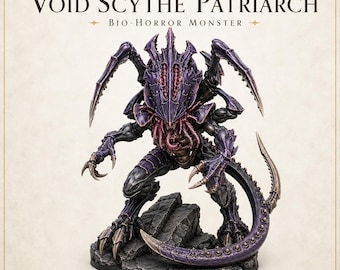 Void Scythe Patriarch - Alternative Space Bugs Resin Monster Miniature