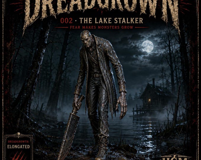 The Lake Stalker DREADGROWN | Puppet Horror Monster Resin Miniature | 32–120mm | HGM Exclusive