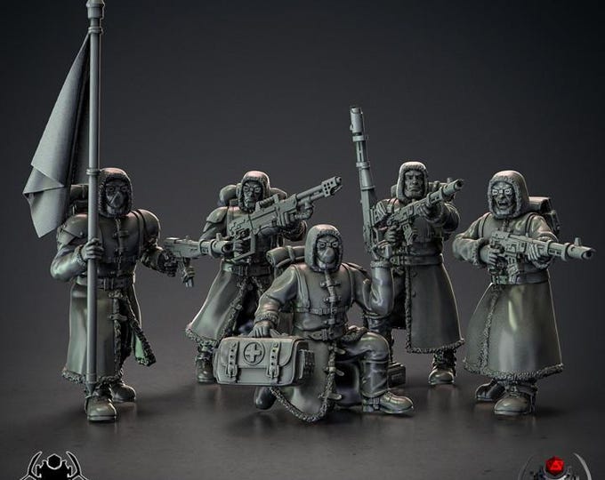 Ice Wind Guard - Eight Leg Miniatures - Tabletop Wargaming for Grimdark | Alternative  | OPR Sci-Fi mini
