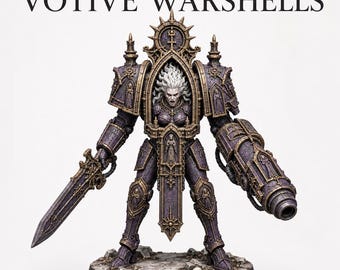 Fallen Sisters - Abyzou Engines Votive Warshells - Marble Legion - Highland Gaming Minis Exclusive Compatible with Legion Wars Grimdark
