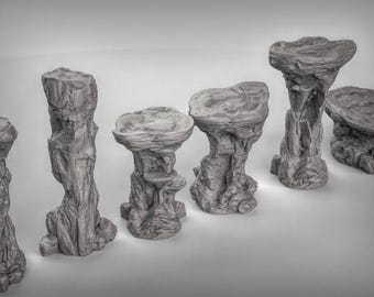 Rock Platform Terrain miniature Wargaming scenery  | Duncan Shadow| PathFinder | Mini | Tabletop Wargaming Dungeons and Dragons Fantasy RPG