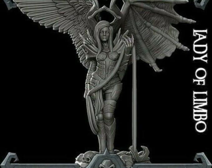 The lady of Limbo - Rocket Pig Games - Tabletop Wargaming for Grimdark | OPR Sci-Fi & Fantasy Resin Mini