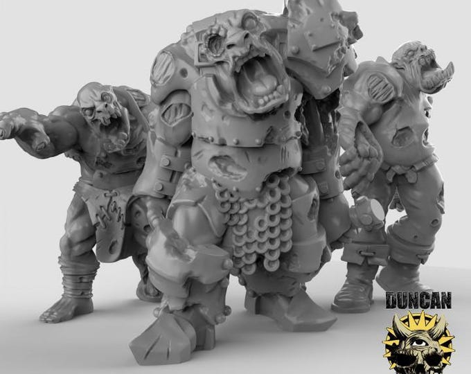 Zombie Orcs - Duncan Shadow - Sci-Fi - Resin Vehicle