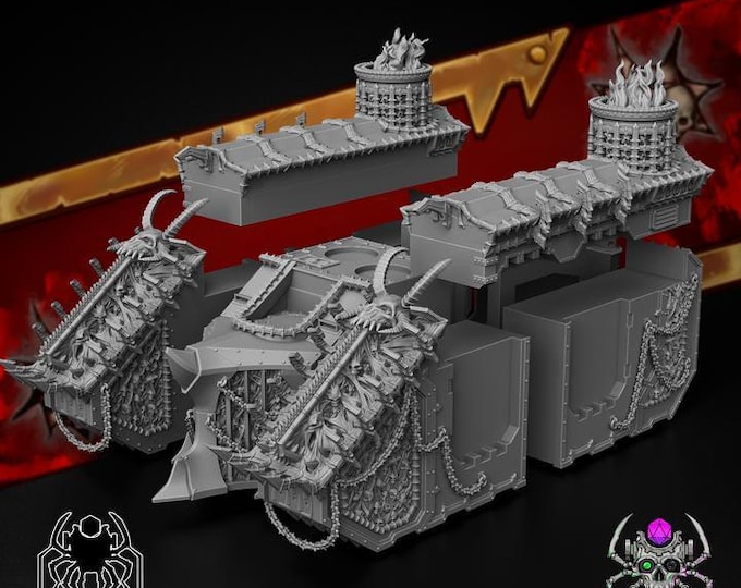 Chaos Marines - Bloody Skulls ASV - Tabletop Wargaming for Grimdark | Alternative  | OPR Sci-Fi mini