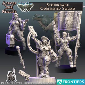 StormBabe Command - Across the Realms - Tabletop Wargaming for Grimdark | Alternative  | OPR Sci-Fi mini