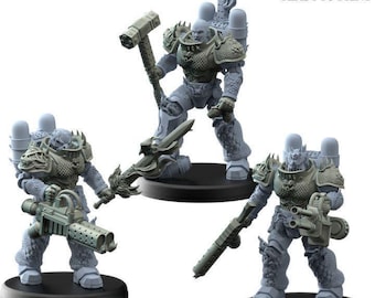 Salamander Dragon Slayer - Alphaya - Sci-Fi Grimdark - Resin Miniature