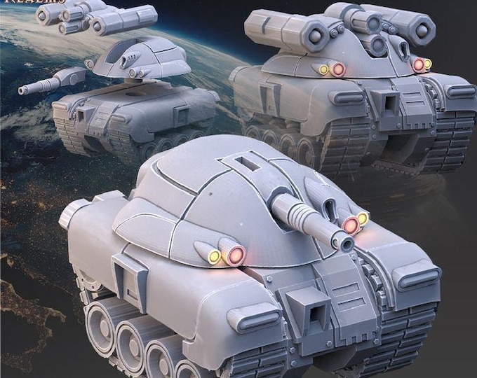 Heavy Weapon Platform - Across the Realms - Grimdark - Print Minis - Fantasy Resin Miniature