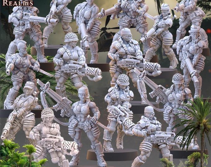 Jungle Fighters - Across the Realms - Tabletop Wargaming for Grimdark | Alternative  | OPR Sci-Fi mini