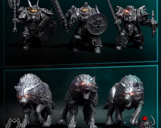 Sons of the Storm Howling Pack - for Sci-Fi Wargames & TTRPG | Eight Legs Miniatures mini