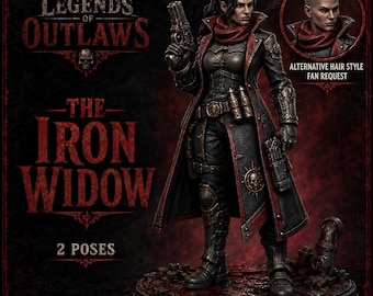 The Iron Widow | Legends of Outlaws | HGM Exclusive Physical Resin Character