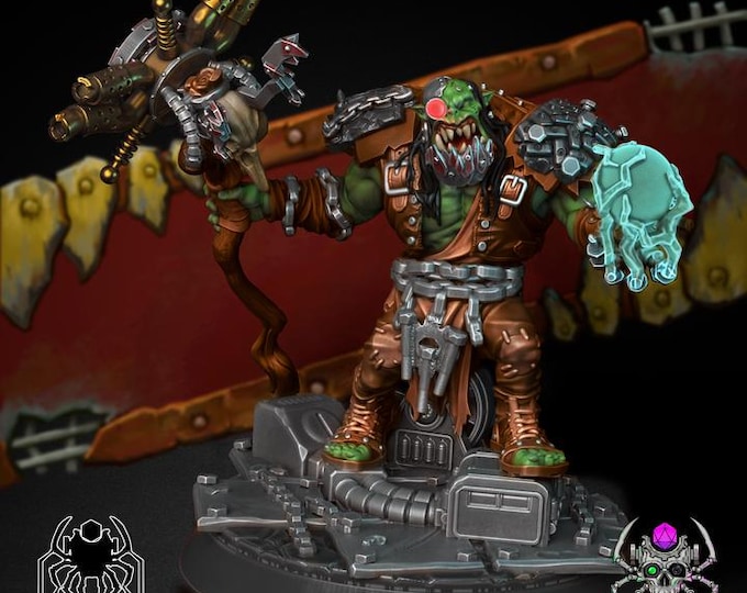 Storm Caller Orkz • 32mm Grimdark Ork Miniature Set for Sci-Fi Wargames & TTRPG | Eight Legs Miniatures mini